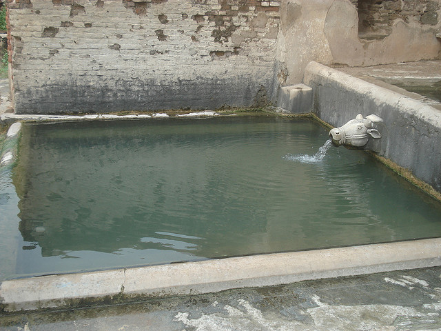 The secred place from where water is coming