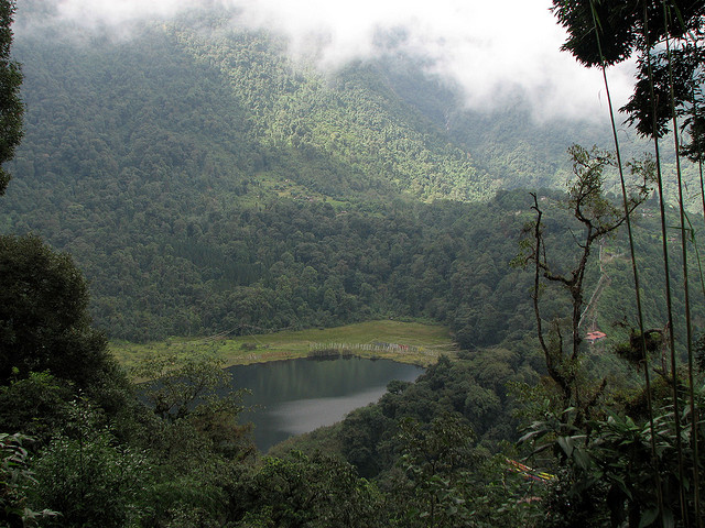 Kecheopari Lake from a hillock