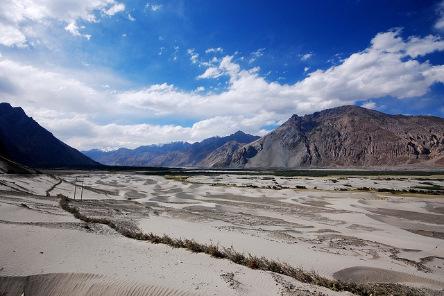 Sand dunes at 13,000+ ft in Nubra valley