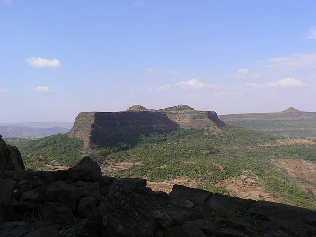 Visapur viewed from Lohagad