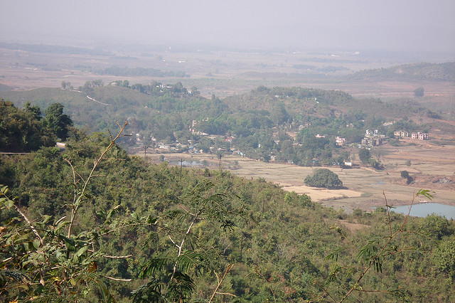 View from hill, Jeypore