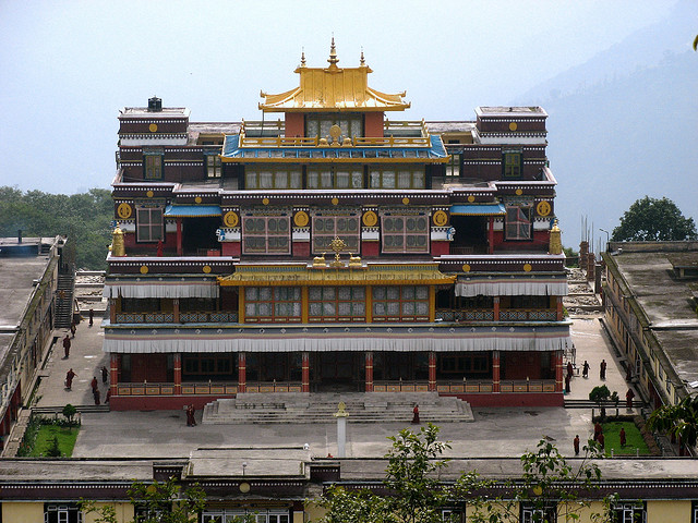 Ralong Monastery - top view