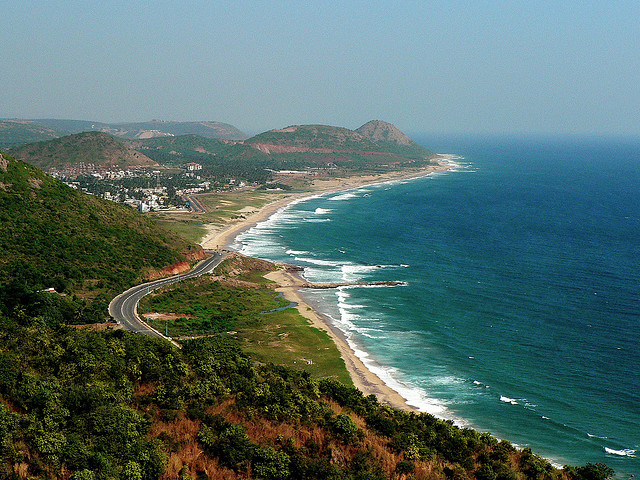 View from Kailashgiri viewpoint in Vizag